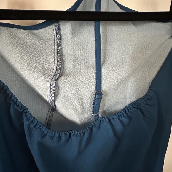 Dress ASOS DESIGN Tall one strap maxi dress in blue ombre print - Medium - Picture 4 of 6